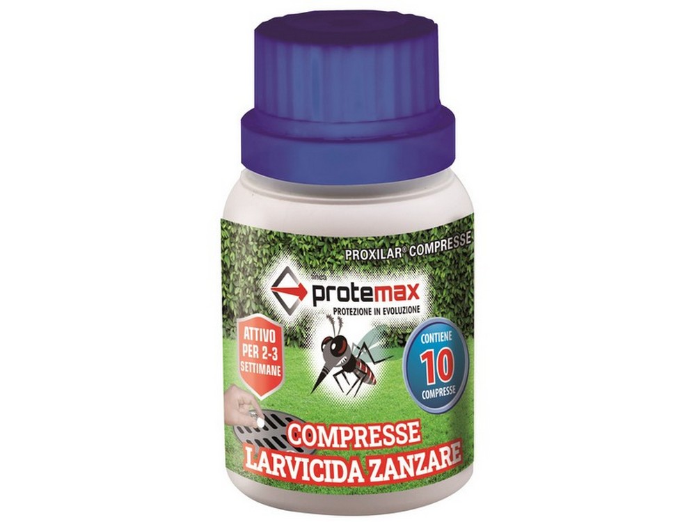 INSETTICIDA COMPRESSE LARVE E ZANZARE barattolo 10 compresse